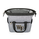 Wake Forest Demon Deacons On The Go Lunch Bag Cooler - Gray