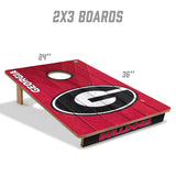 Georgia Bulldogs 2x3 All Wood Cornhole Game Set