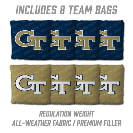 Georgia Tech Yellow Jackets 2x3 All Wood Cornhole Game Set