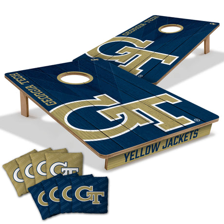 Georgia Tech Yellow Jackets 2x3 All Wood Cornhole Game Set