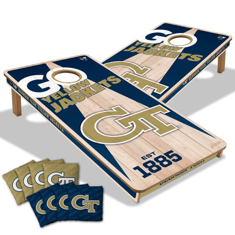 Georgia Tech Yellow Jackets 2x4 All Wood Cornhole Game Set