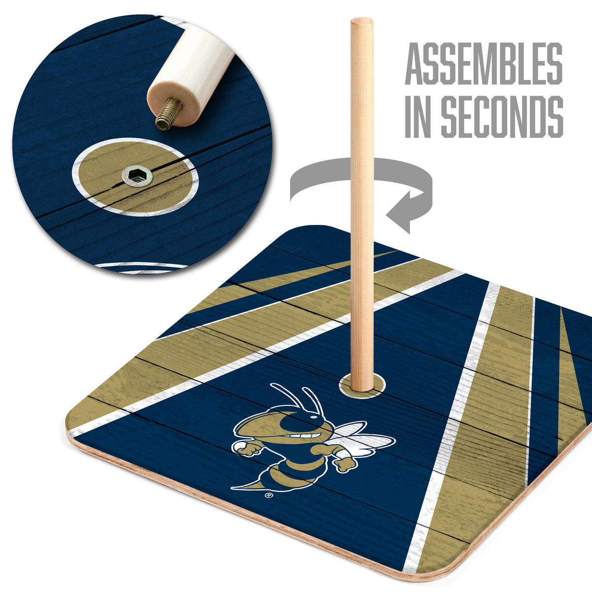 Georgia Tech Yellow Jackets Horseshoe Bag Game