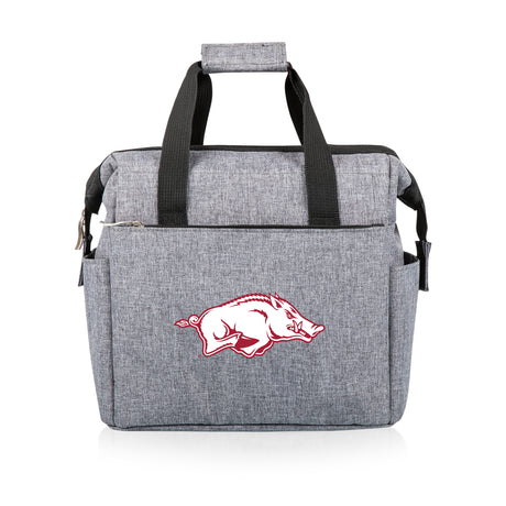 Arkansas Razorbacks On The Go Lunch Bag Cooler - Gray