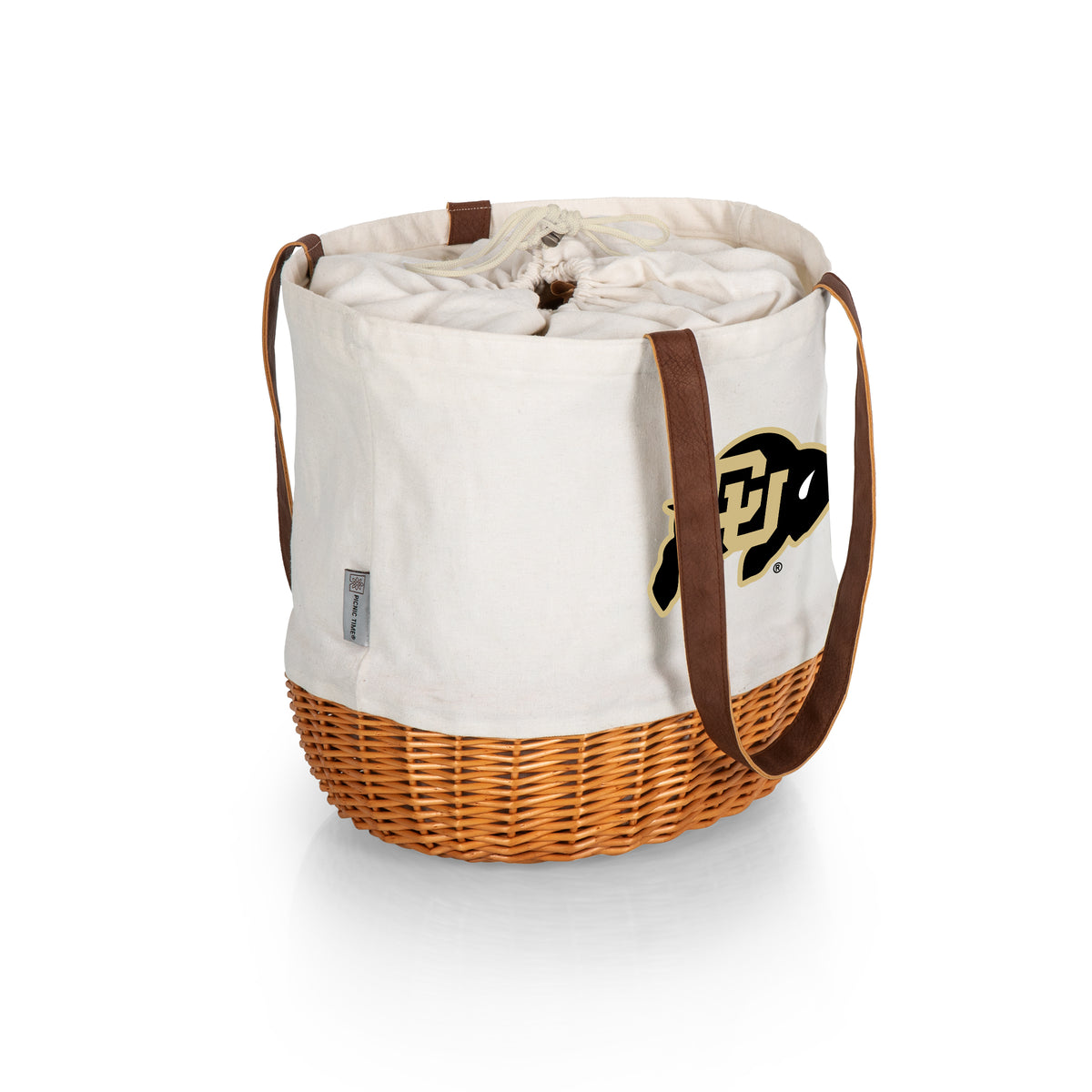 Colorado Buffaloes Coronado Canvas and Willow Basket Tote