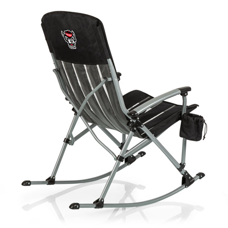NC State Wolfpack Outdoor Rocking Camp Chair