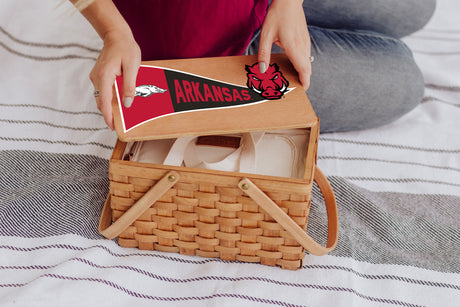 Arkansas Razorbacks Poppy Personal Picnic Basket