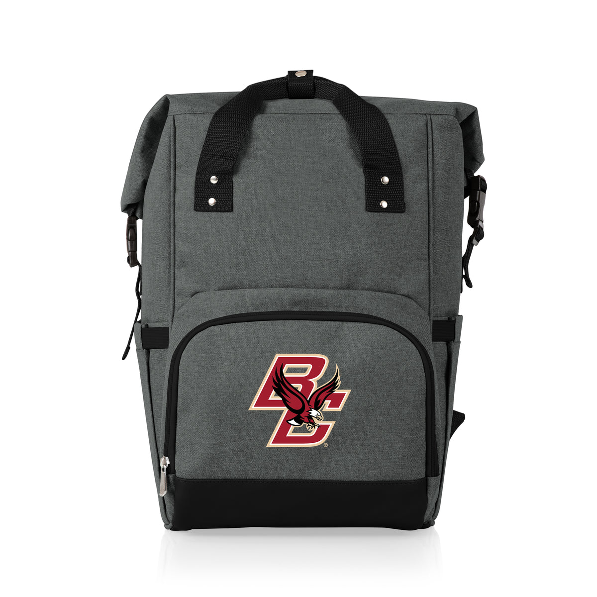 Boston College Eagles On The Go Roll-Top Cooler Backpack