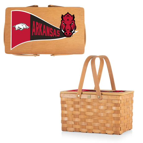 Arkansas Razorbacks Poppy Personal Picnic Basket