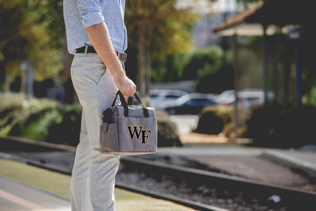 Wake Forest Demon Deacons On The Go Lunch Bag Cooler - Gray