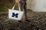 Michigan Wolverines Eco-Friendly Cooler Tote Bag - White