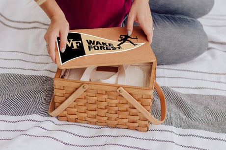 Wake Forest Demon Deacons Poppy Personal Picnic Basket