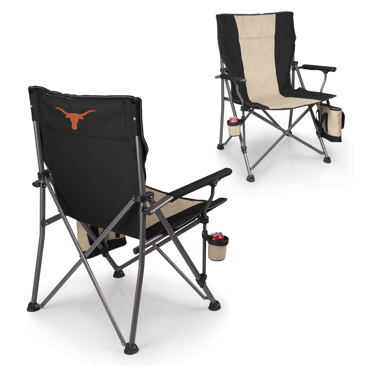 Texas Longhorns Big Bear XXL Camping Chair with Cooler