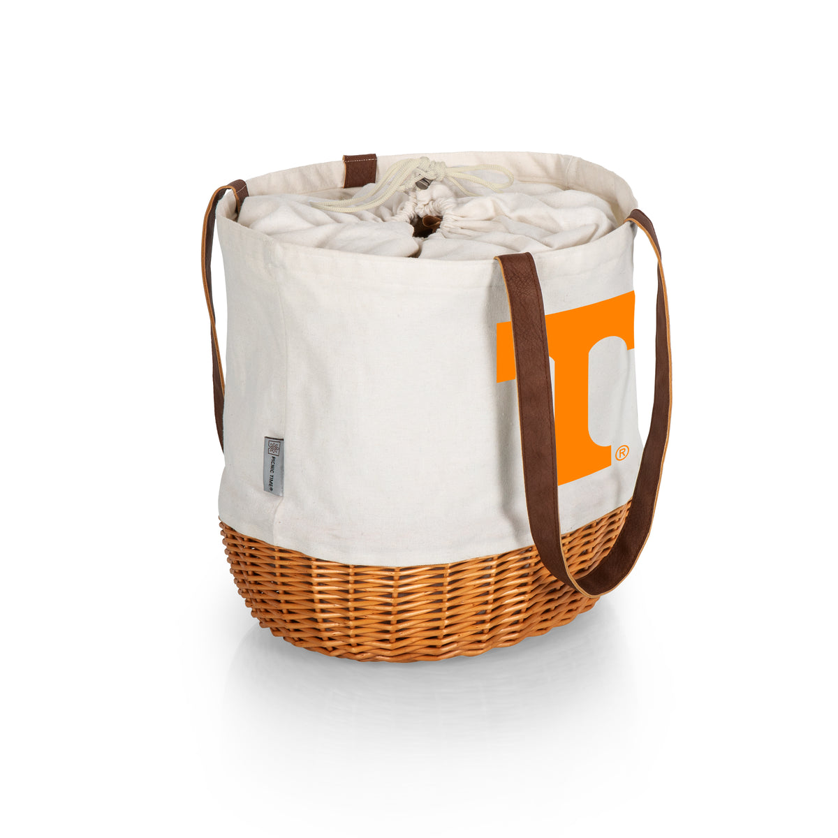 Tennessee Volunteers Coronado Canvas and Willow Basket Tote