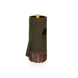 East Carolina Pirates Malbec Insulated Canvas and Willow Wine Bottle Basket