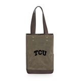 TCU Horned Frogs 2 Bottle Insulated Wine Cooler Bag