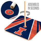 Illinois Fighting Illini Horseshoe Bag Game