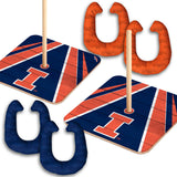 Illinois Fighting Illini Horseshoe Bag Game