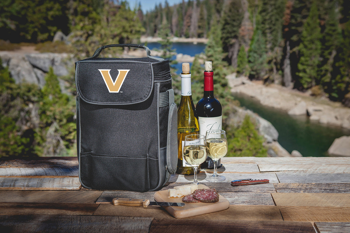 Vanderbilt Commodores Duet Wine & Cheese Tote - Grey