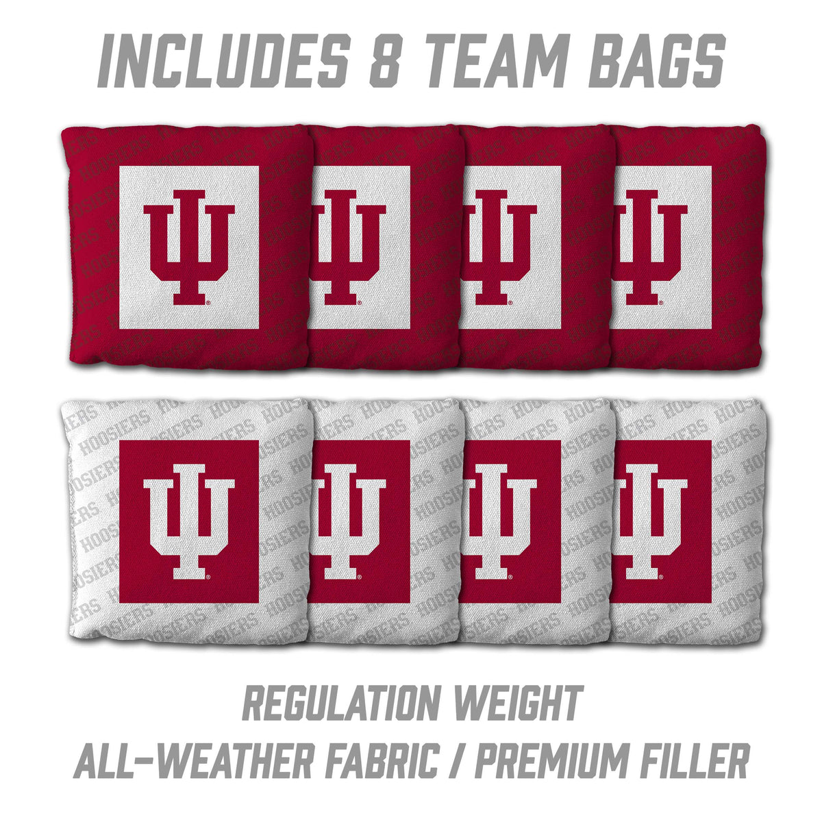 Indiana Hoosiers 2x3 All Wood Cornhole Game Set
