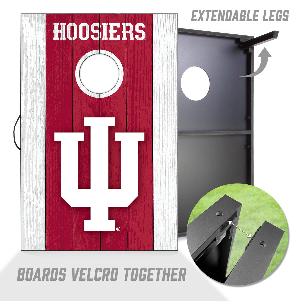 Indiana Hoosiers 2x3 MDF Cornhole Game Set