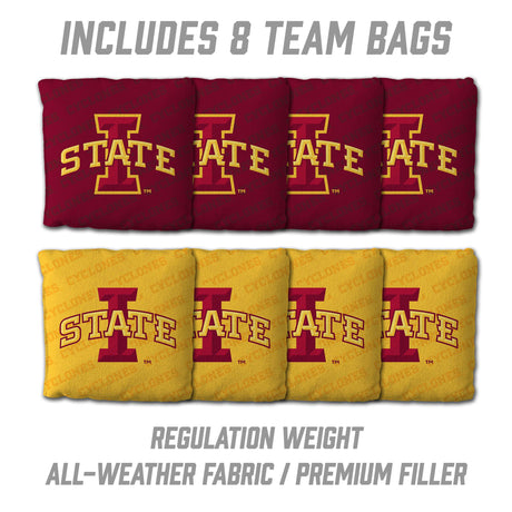 Iowa State Cyclones 2x4 All Wood Cornhole Game Set