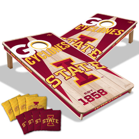 Iowa State Cyclones 2x4 All Wood Cornhole Game Set