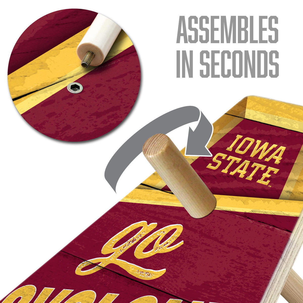 Iowa State Cyclones Ring Bag Game