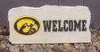 Show your love for the Iowa Hawkeyes when you add this Engraved Limestone Decorative Stone to your collection.