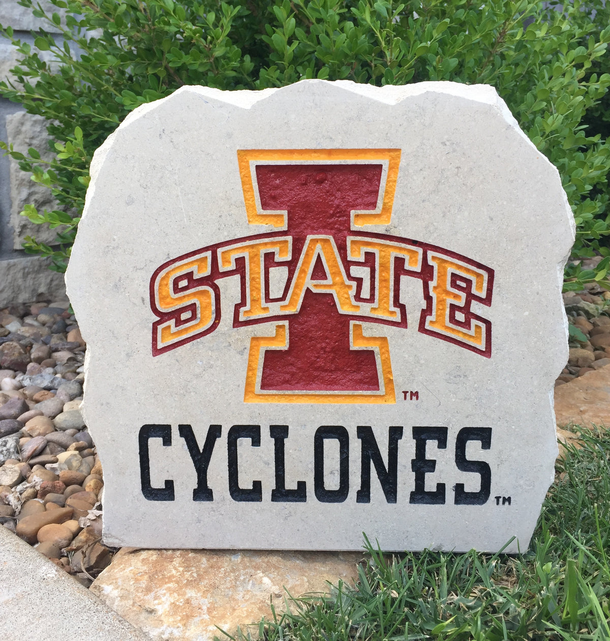 Show your love for the Iowa State Cyclones when you add this Engraved Limestone Decorative Stone to your collection.