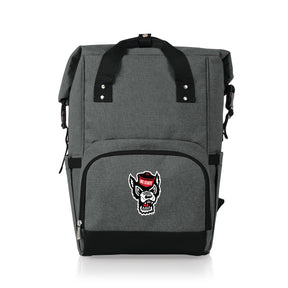 NC State Wolfpack On The Go Roll-Top Cooler Backpack