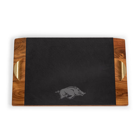 Arkansas Razorbacks Covina Acacia and Slate Serving Tray