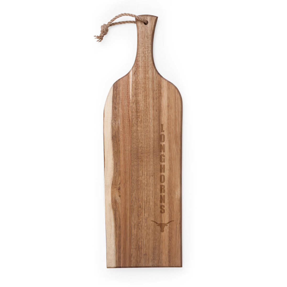Texas Longhorns Artisan Acacia Charcuterie Board