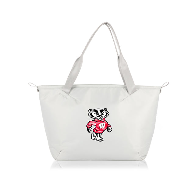 Wisconsin Badgers Eco-Friendly Cooler Tote Bag - White