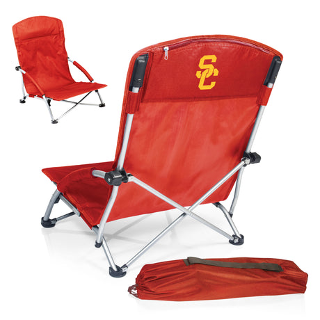 USC Trojans Tranquility Beach Chair with Carry Bag - Red