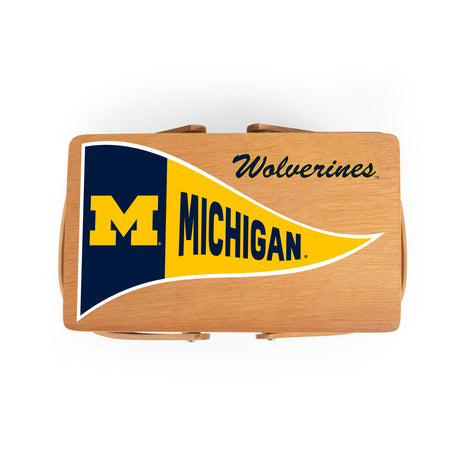 Michigan Wolverines Poppy Personal Picnic Basket