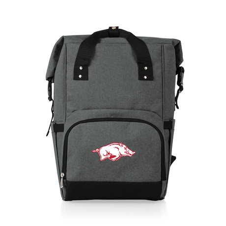 Arkansas Razorbacks On The Go Roll-Top Cooler Backpack