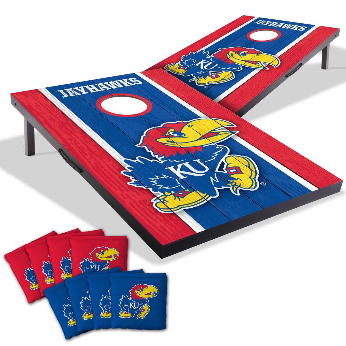 Kansas Jayhawks 2x3 MDF Cornhole Game Set