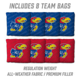 Kansas Jayhawks 2x4 All Wood Cornhole Game Set