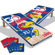 Kansas Jayhawks 2x4 All Wood Cornhole Game Set