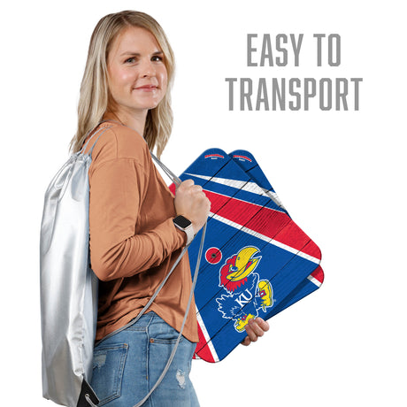 Kansas Jayhawks Horseshoe Bag Game