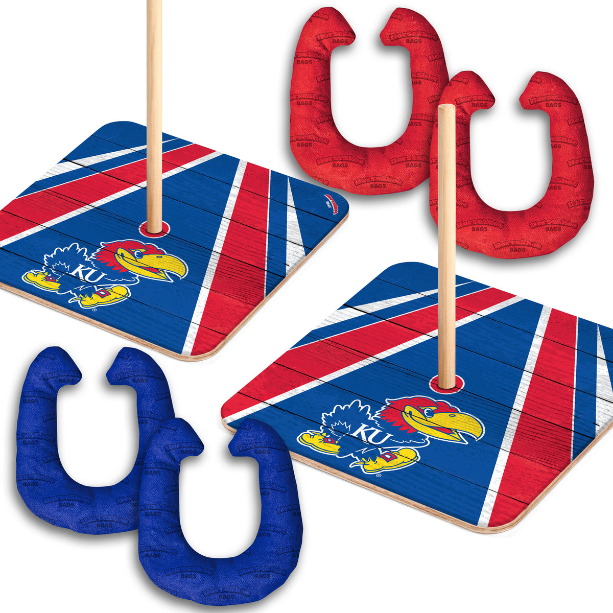 Kansas Jayhawks Horseshoe Bag Game