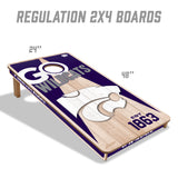 Kansas State Wildcats 2x4 All Wood Cornhole Game Set