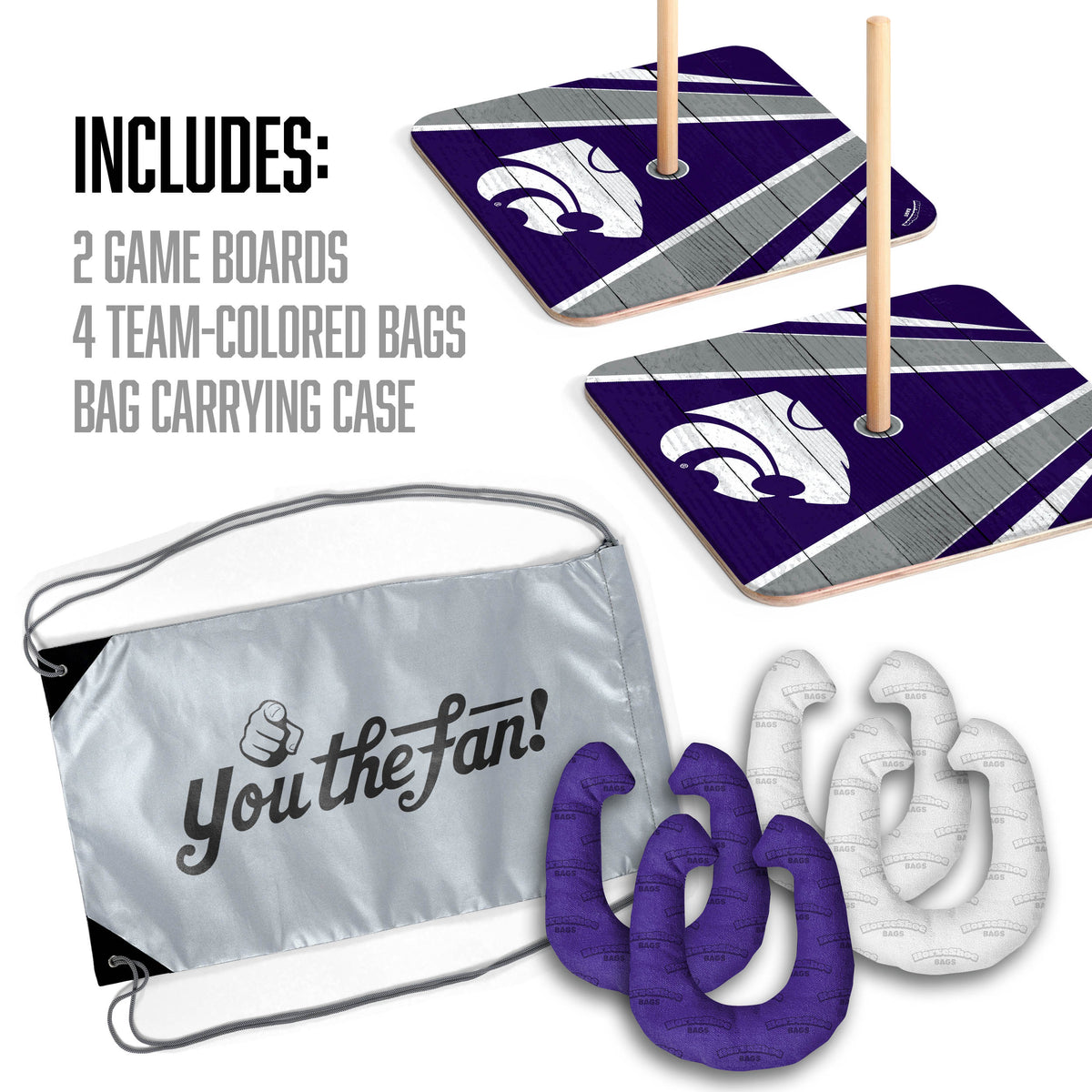 Kansas State Wildcats Horseshoe Bag Game