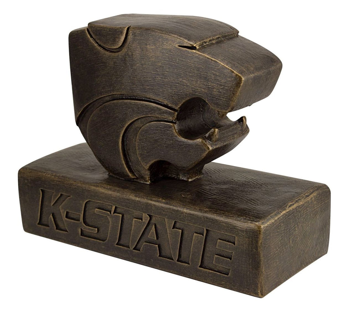 Kansas State Wildcats Bronze Mascot Garden Statue