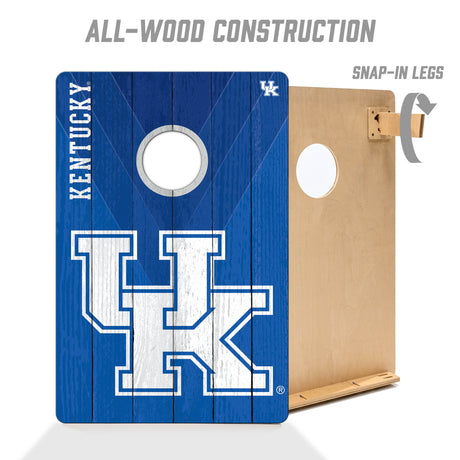 Kentucky Wildcats 2x3 All Wood Cornhole Game Set