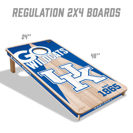 Kentucky Wildcats 2x4 All Wood Cornhole Game Set
