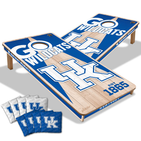 Kentucky Wildcats 2x4 All Wood Cornhole Game Set