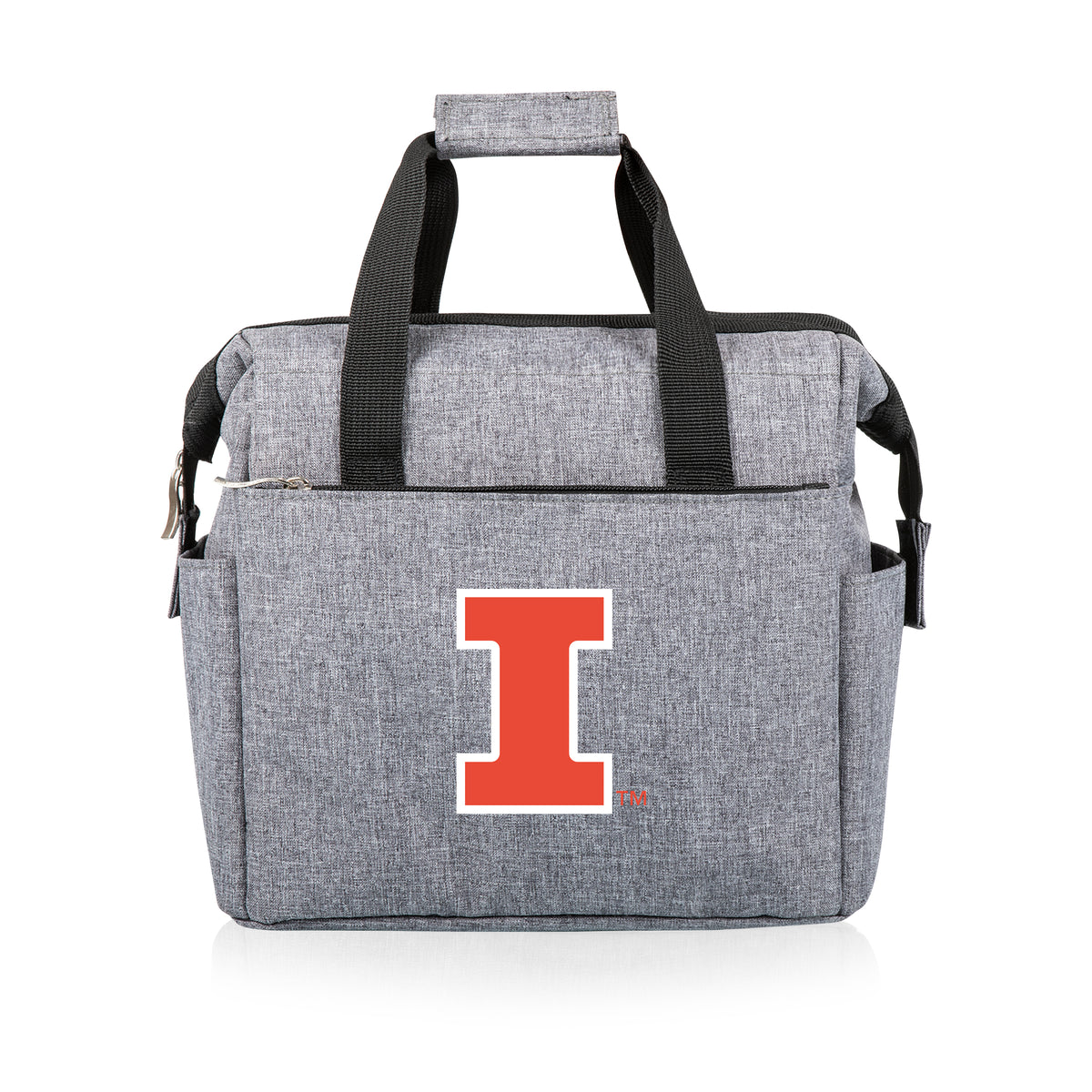 Illinois Fighting Illini On The Go Lunch Bag Cooler - Gray