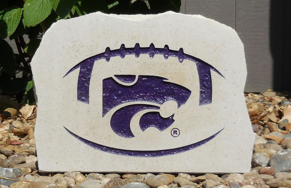 Show your love for the Kansas State Wildcats when you add this Engraved Limestone Decorative Stone to your collection.