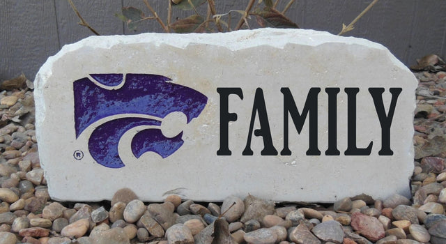 Show your love for the Kansas State Wildcats when you add this Engraved Limestone Decorative Stone to your collection.